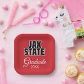 ジャクソンビル州立大学卒業 ペーパープレート (パーティー)