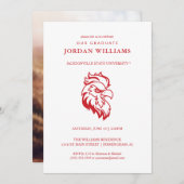 ジャクソンビル州立大学卒業 案内状 (正面/裏面)