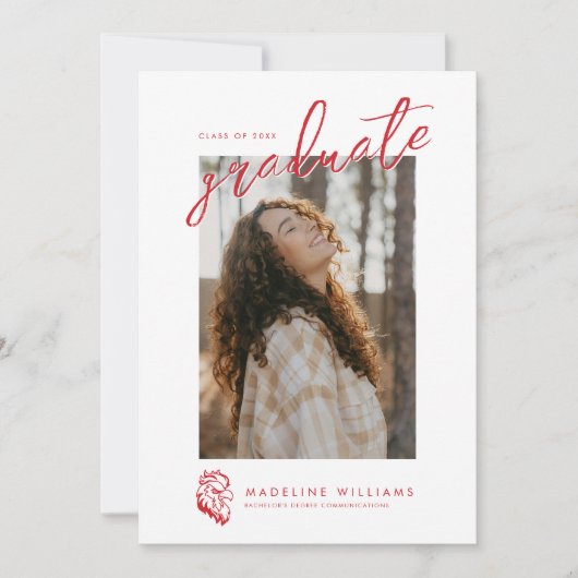 ジャクソンビル州立大学卒業 案内状 (正面)