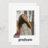 ジャクソンビル州立大学卒業 案内状 (正面/裏面)