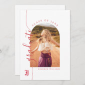 ジャクソンビル州立大学卒業 案内状 (正面/裏面)