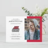ジャクソンビル州立大学卒業 案内状 (スタンド正面)