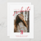 ジャクソンビル州立大学卒業 案内状 (正面/裏面)