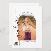 ジャクソンビル州立大学卒業 案内状 (正面/裏面)