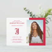 ジャクソンビル州立大学卒業 案内状 (スタンド正面)