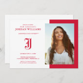 ジャクソンビル州立大学卒業 案内状 (正面/裏面)