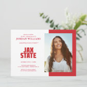ジャクソンビル州立大学卒業 案内状 (スタンド正面)