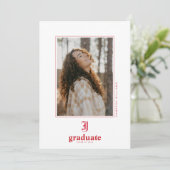 ジャクソンビル州立大学卒業 案内状 (スタンド正面)