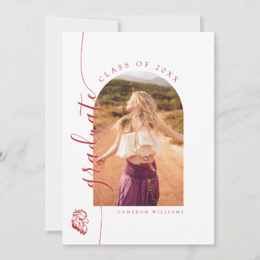 ジャクソンビル州立大学卒業 案内状 (正面)