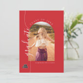 ジャクソンビル州立大学卒業 案内状 (スタンド正面)