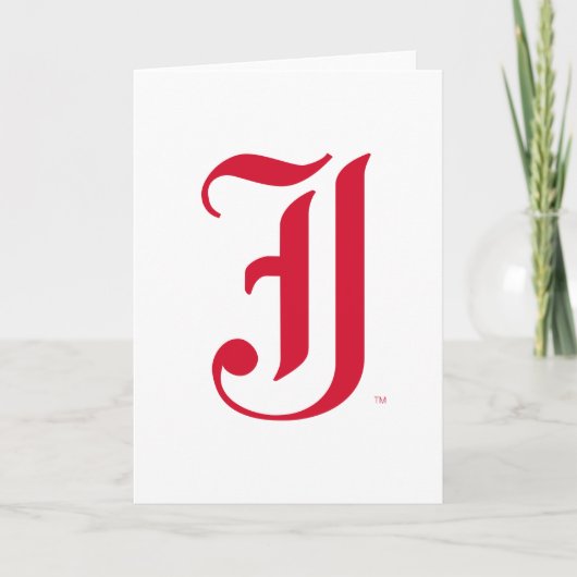 ジャクソンビル州立大学 クラシックJSUイニシャル カード (正面)