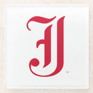 ジャクソンビル州立大学 クラシックJSUイニシャル ガラスコースター
