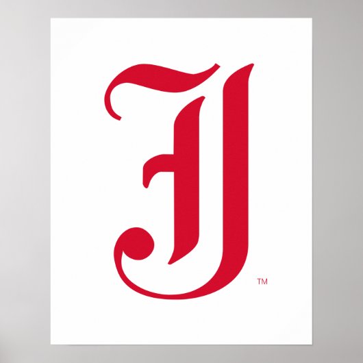 ジャクソンビル州立大学 クラシックJSUイニシャル ポスター (正面)