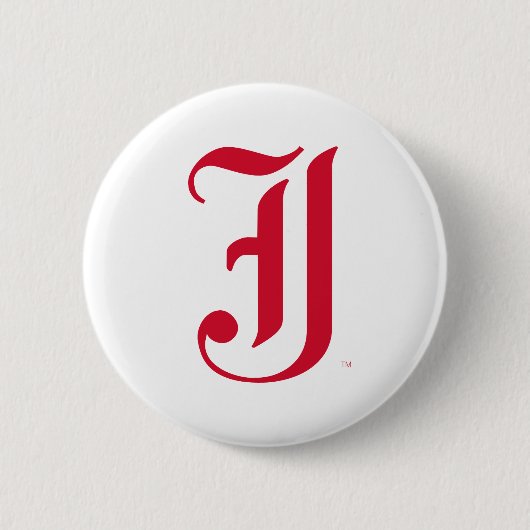 ジャクソンビル州立大学 クラシックJSUイニシャル 缶バッジ (正面)