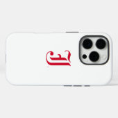 ジャクソンビル州立大学 クラシックJSUイニシャル Case-Mate iPhoneケース (裏面 (横))