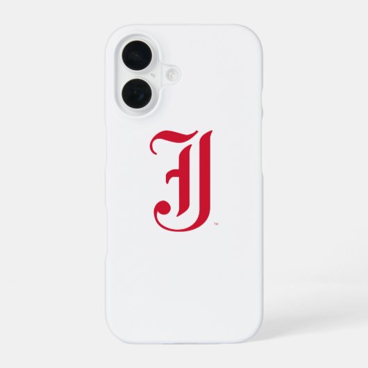 ジャクソンビル州立大学 クラシックJSUイニシャル iPhone 16ケース (裏面)