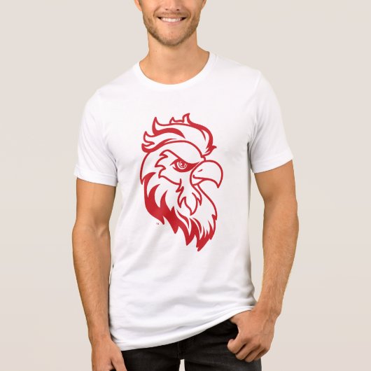 ジャクソンビル州立大学 Gamecocks 赤 ゲームコ トライブレンドTシャツ (正面)