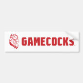 ジャクソンビル州立大学 Gamecocks 赤 ゲームコ バンパーステッカー (正面)