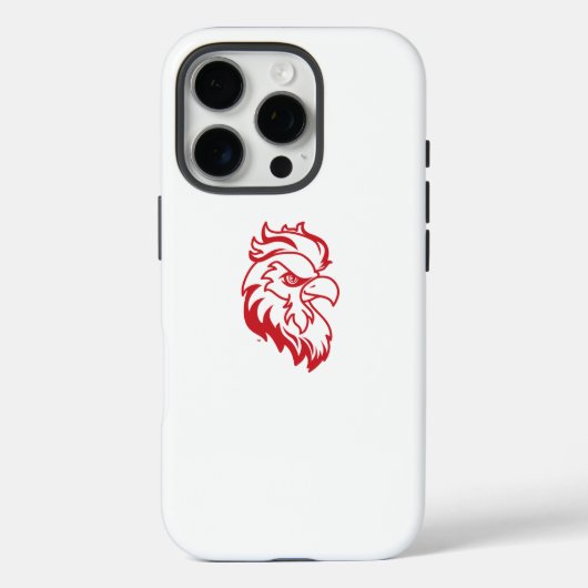 ジャクソンビル州立大学 Gamecocks 赤 ゲームコ Case-Mate iPhoneケース (裏面)