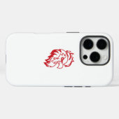 ジャクソンビル州立大学 Gamecocks 赤 ゲームコ Case-Mate iPhoneケース (裏面 (横))