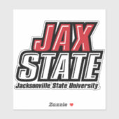 ジャクソンビル州立大学 JAX STATE ロゴ シール (シート)