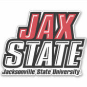 ジャクソンビル州立大学 JAX STATE ロゴ シール (正面)