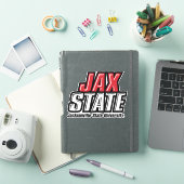 ジャクソンビル州立大学 JAX STATE ロゴ シール (iPadカバー)