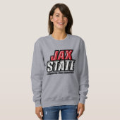 ジャクソンビル州立大学 JAX STATE ロゴ スウェットシャツ (正面フル)