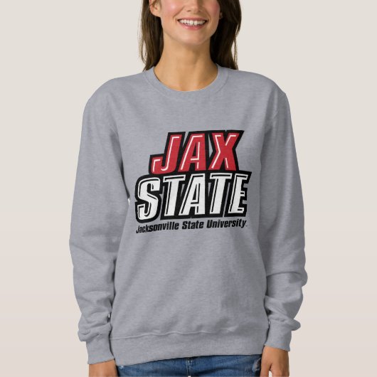 ジャクソンビル州立大学 JAX STATE ロゴ スウェットシャツ (正面)