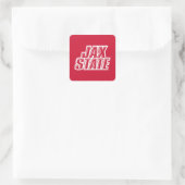 ジャクソンビル州立大学 JAX STATE ロゴ スクエアシール (バッグ)