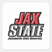 ジャクソンビル州立大学 JAX STATE ロゴ スクエアシール (正面)