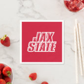 ジャクソンビル州立大学 JAX STATE ロゴ スタンダードカクテルナプキン (インサイチュ)