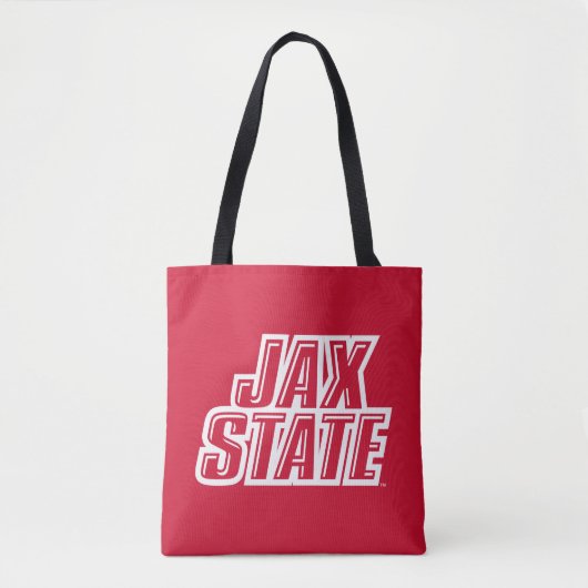 ジャクソンビル州立大学 JAX STATE ロゴ トートバッグ (正面)