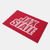 ジャクソンビル州立大学 JAX STATE ロゴ ドアマット (アングル)