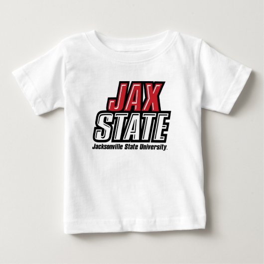ジャクソンビル州立大学 JAX STATE ロゴ ベビーTシャツ (正面)