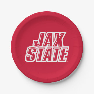 ジャクソンビル州立大学 JAX STATE ロゴ ペーパープレート