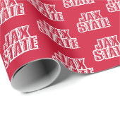 ジャクソンビル州立大学 JAX STATE ロゴ ラッピングペーパー (ロールコーナー)