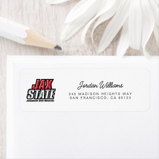 ジャクソンビル州立大学 JAX STATE ロゴ ラベル (インサイチュ)