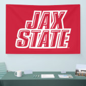 ジャクソンビル州立大学 JAX STATE ロゴ 横断幕 (トレードショー)