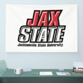 ジャクソンビル州立大学 JAX STATE ロゴ 横断幕 (トレードショー)