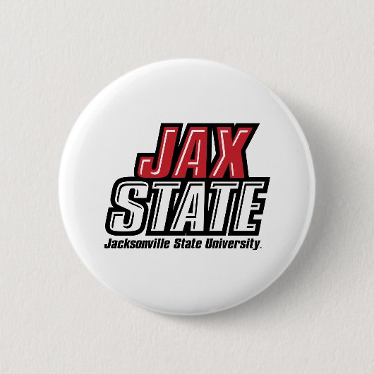 ジャクソンビル州立大学 JAX STATE ロゴ 缶バッジ (正面)