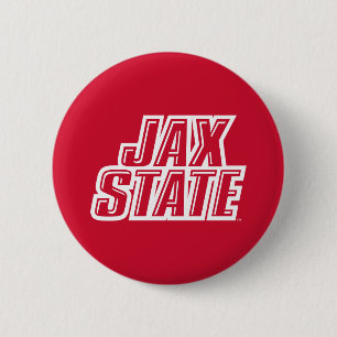 ジャクソンビル州立大学 JAX STATE ロゴ 缶バッジ