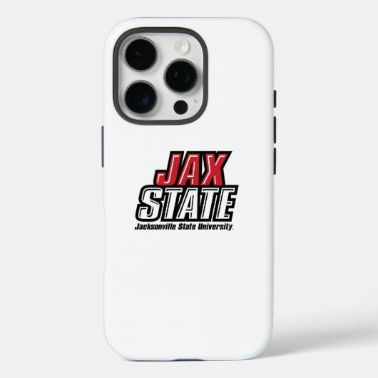 ジャクソンビル州立大学 JAX STATE ロゴ Case-Mate iPhoneケース (裏面)