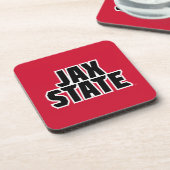 ジャクソンビル州立大学 JAX STATE 太字テキスト コースター (左側)