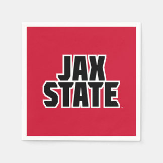 ジャクソンビル州立大学 JAX STATE 太字テキスト スタンダードカクテルナプキン