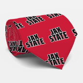 ジャクソンビル州立大学 JAX STATE 太字テキスト ネクタイ (ロール)