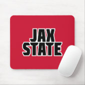 ジャクソンビル州立大学 JAX STATE 太字テキスト マウスパッド (マウス)