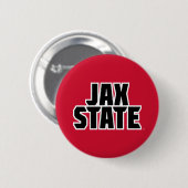ジャクソンビル州立大学 JAX STATE 太字テキスト 缶バッジ (正面&裏面)