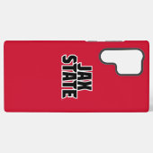 ジャクソンビル州立大学 JAX STATE 太字テキスト SAMSUNG GALAXYケース (裏面横)