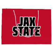 ジャクソンビル州立大学 JAX STATE 太文字 ラージペーパーバッグ (裏面)